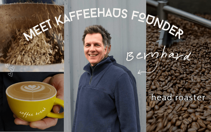 Meet Kaffeehaus Founder Bernhard Meet founder and head roaster Bernhard, who, alongside daughter Carina, founded Durham's first coffee roastery, Kaffeehaus, in June 2020. Learn more about Bernhard and how his passion for coffee developed.
