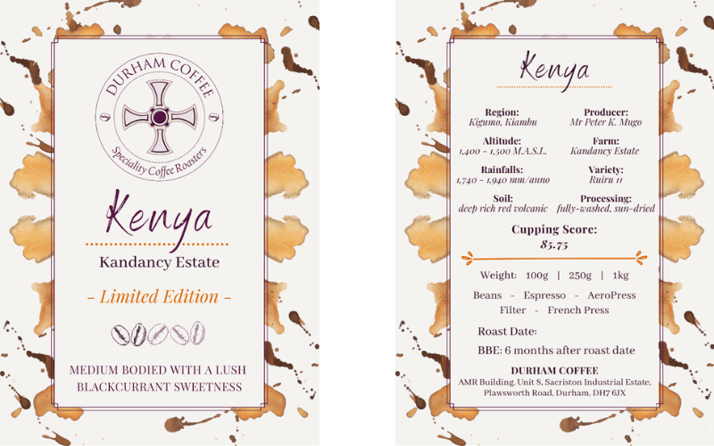 our New KENYAN PEABERRY 1 Kenyan Peaberry Kaffeehaus Coffee Roasters