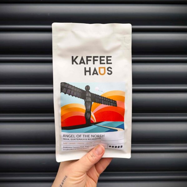 Kaffeehaus's Angel Of The North is perfect for coffee lovers who enjoy a rich and bold strong coffee
