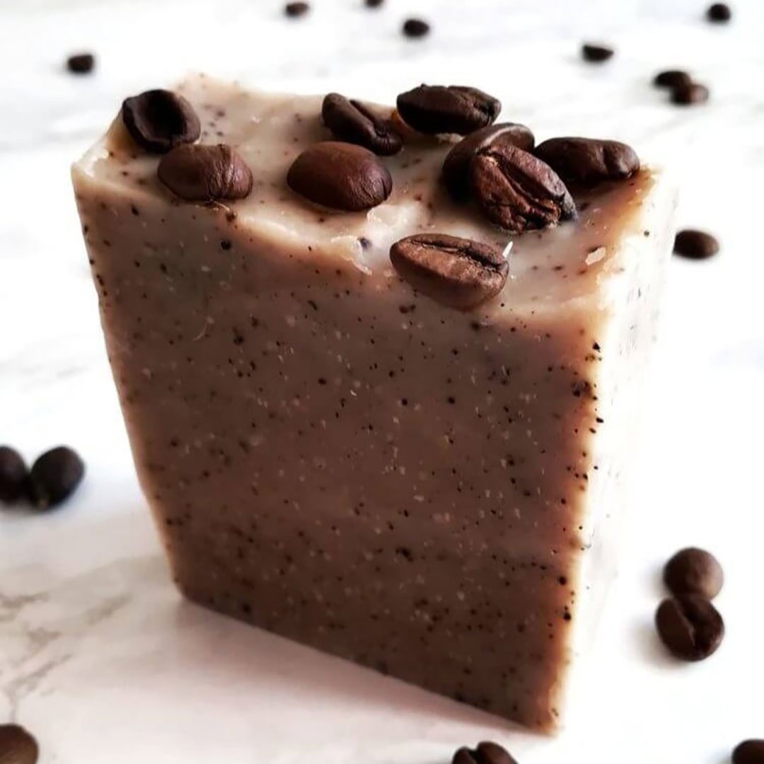 Handmade Coffee Soap Scrub Bar Exclusively Available from KaffeeHaus Coffee Durham