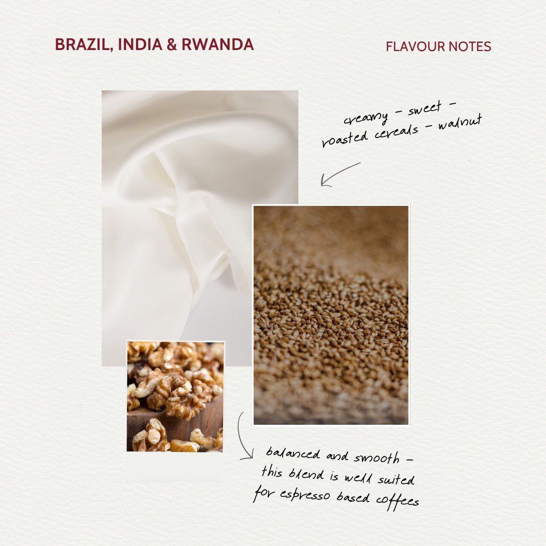 Signature - kaffeehaus' house blend coffee flavour note card