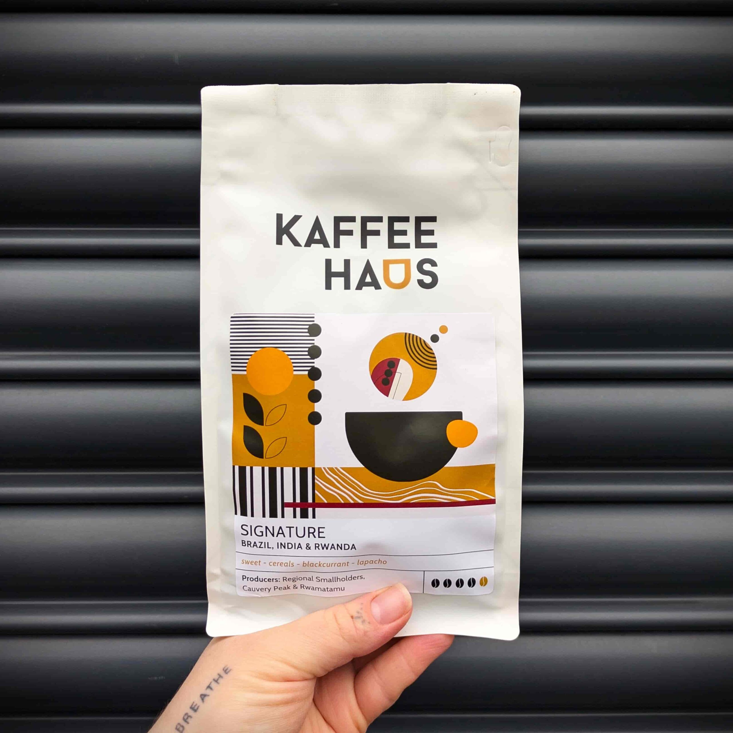 Kaffeehaus Coffee 15 Signature is Kaffeehaus's house espresso blend and one of their best sellers